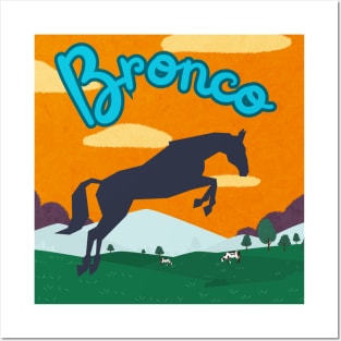 Bronco Posters and Art